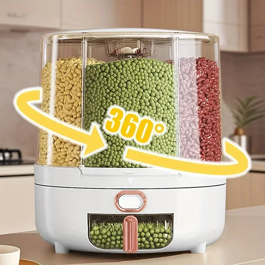 6-Compartment 360° Rotating Ai - Food Storage Meals review and price