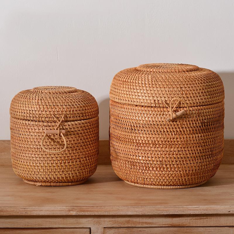 Handwoven Rattan Tea Storage B - Food Storage Oven Safe review and price