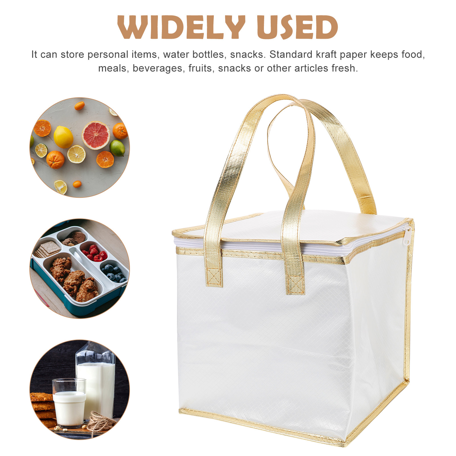 1Pcs Large Capacity Insulated  - Food Storage Bag review and price