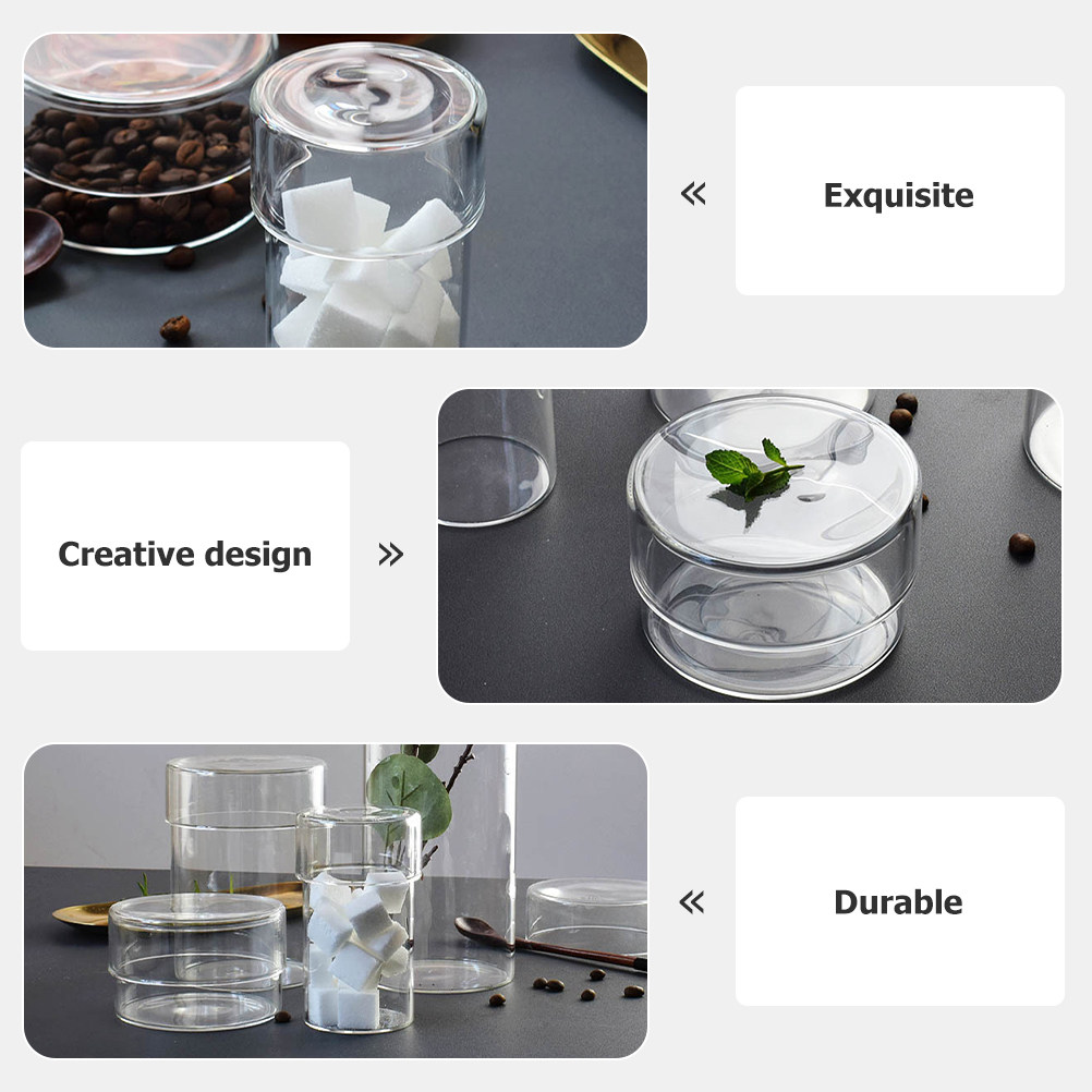 2Pcs Premium Transparent Glass - Food Storage Containers review and price