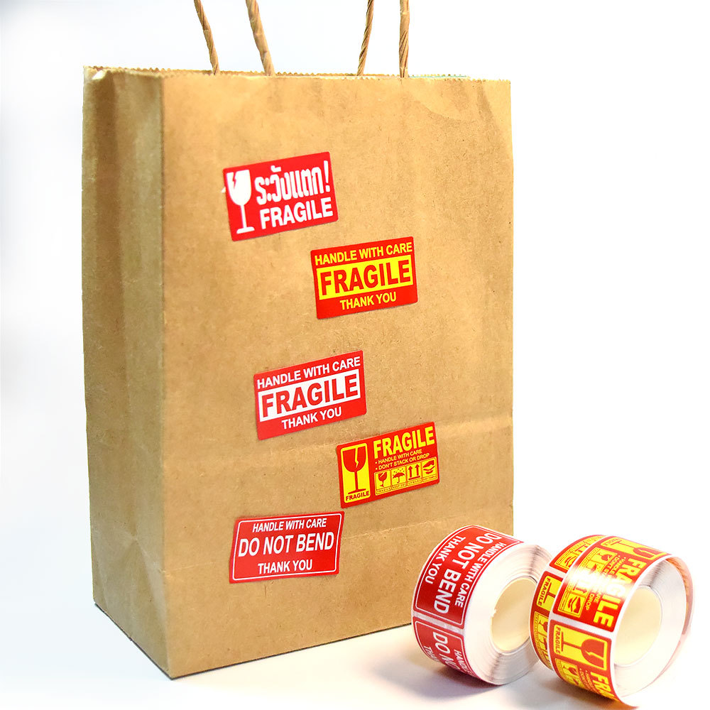 250Pcs Fragile Warning Sticker - Food Storage Labels review and price