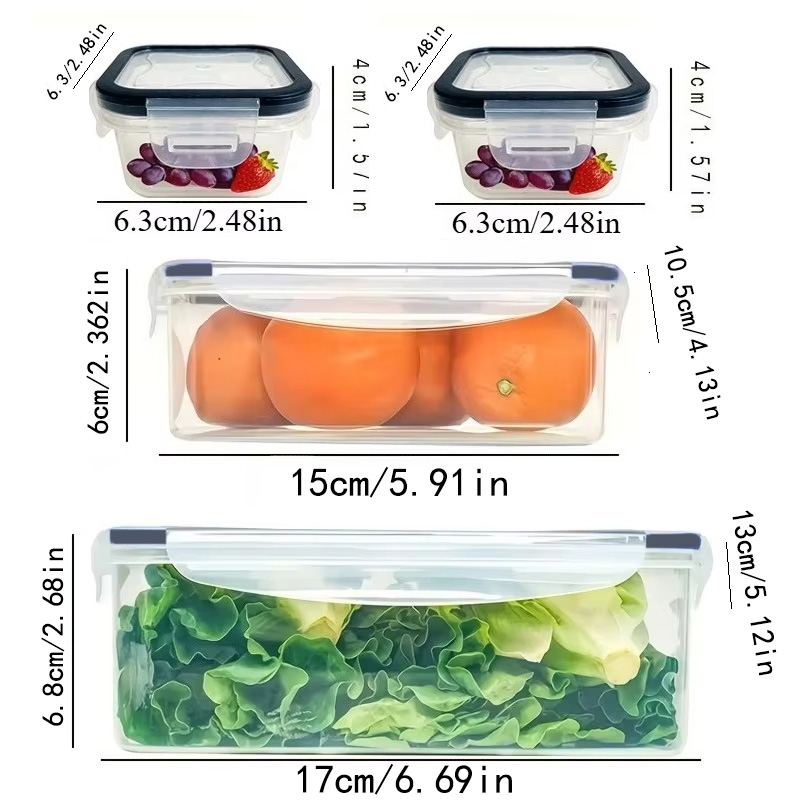 8Pcs Set Includes 4 Containers - Food Storage Oven Safe review and price