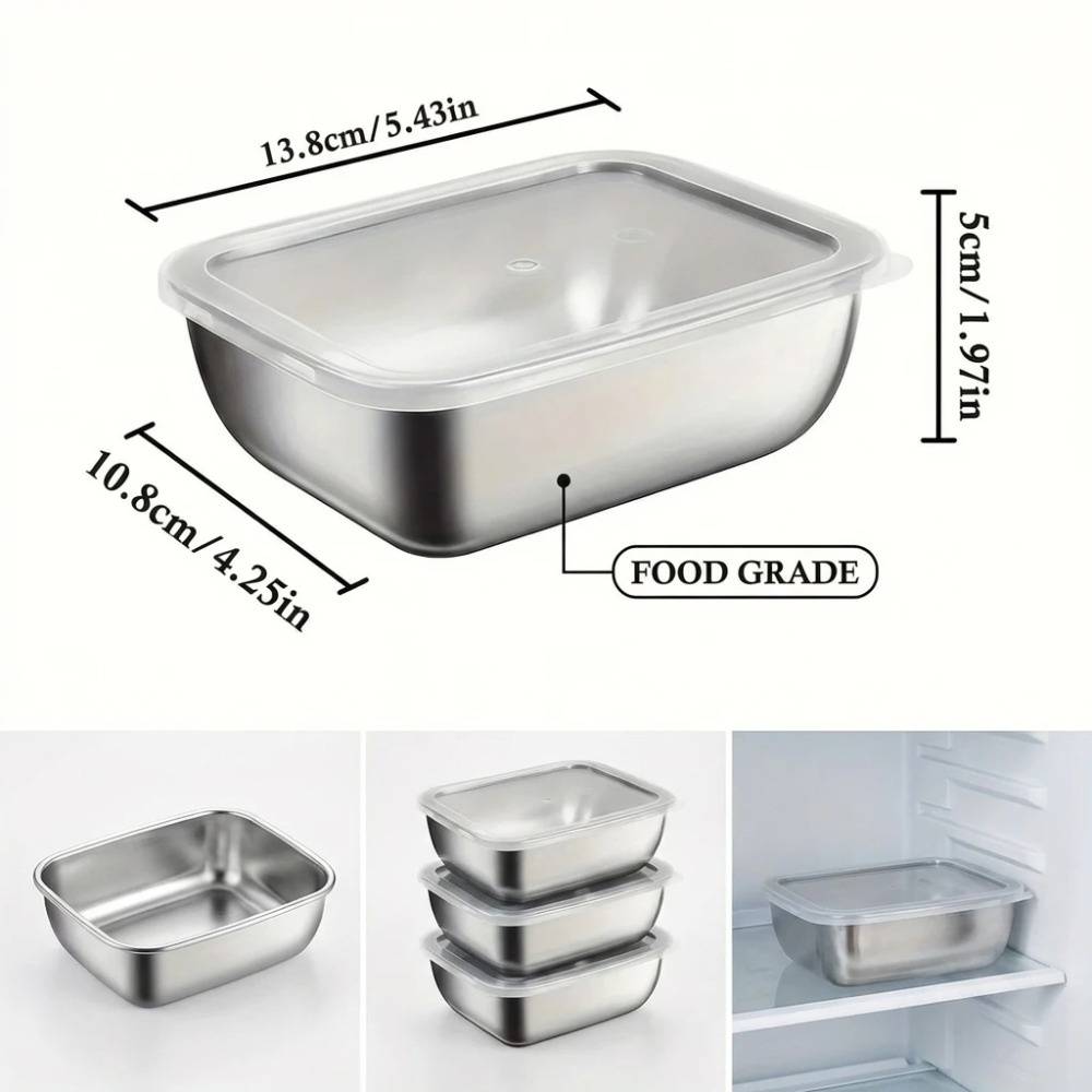 6PCS Stainless Steel Food Stor - Food Storage Meals review and price