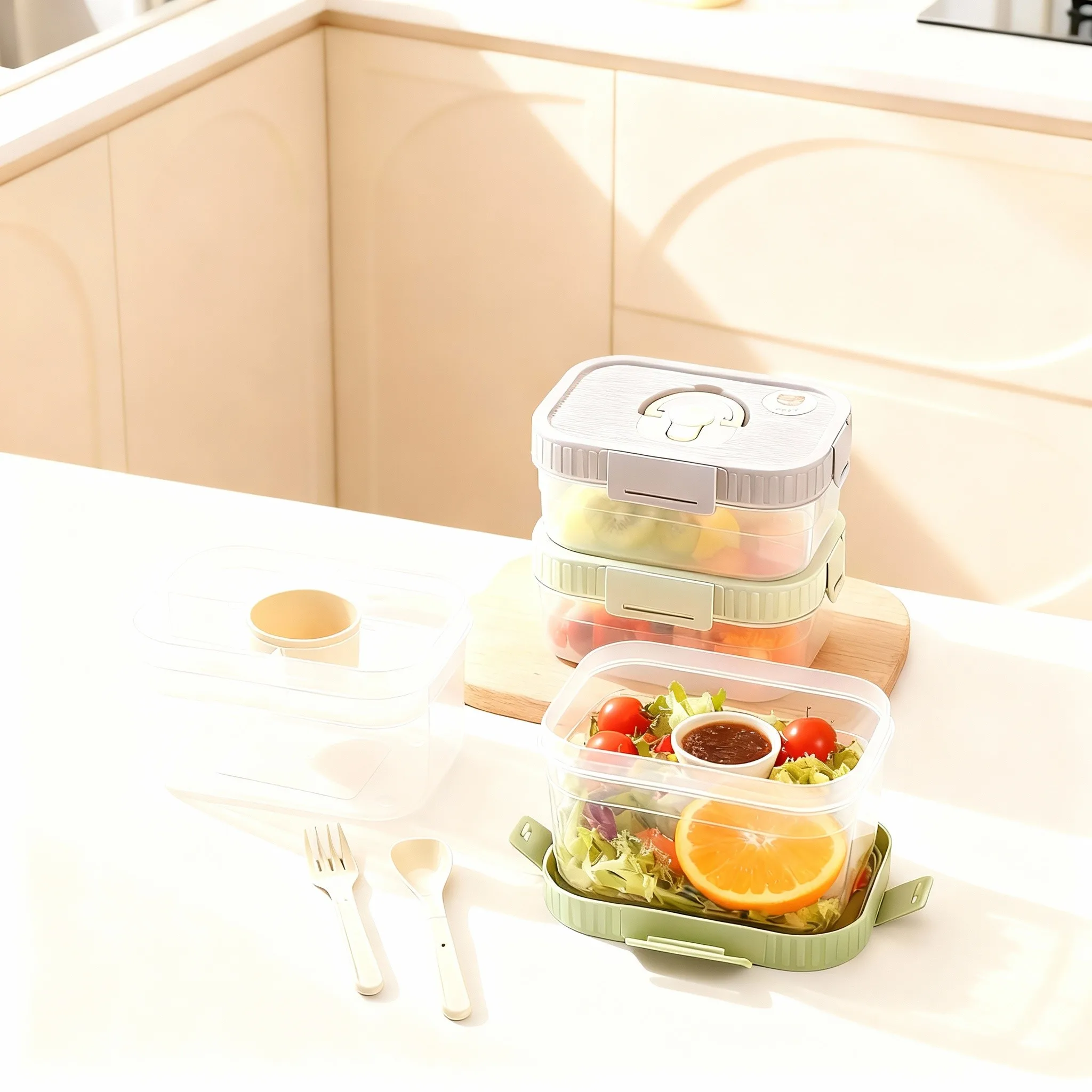 Portable Plastic Double-layer  - Food Storage Oven Safe review and price